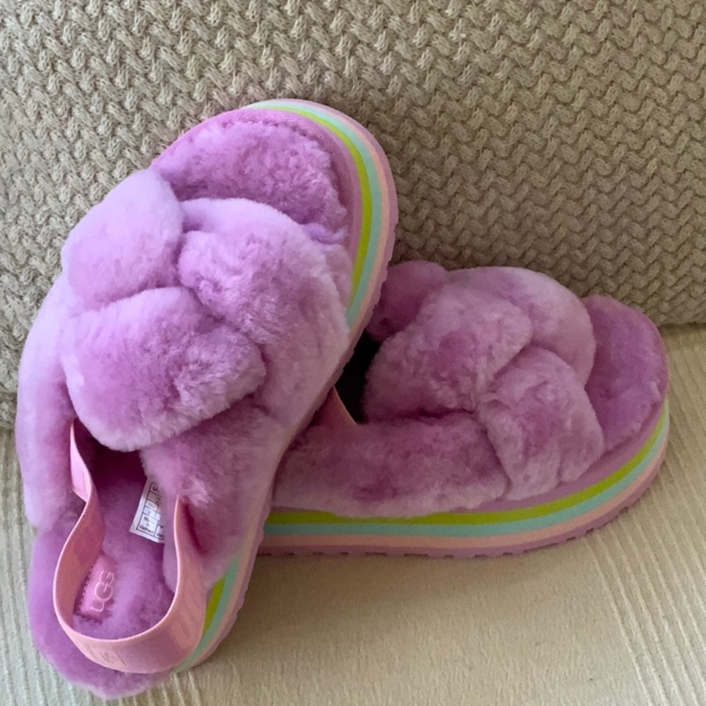 UGG Disco Knot Slide Platform Sandal